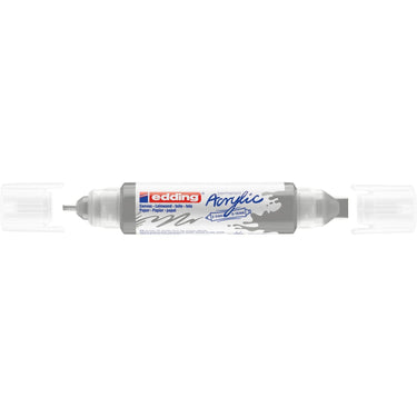 Edding 5000 • acrylic 3d doubleliner zilver