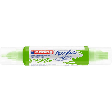 Edding 5000 • acrylic 3d doubleliner geelgroen