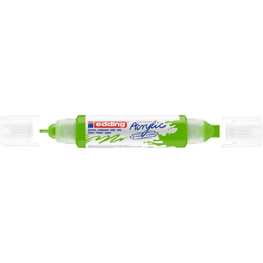 Edding 5000 • acrylic 3d doubleliner geelgroen