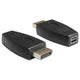 Delock displayport naar mini-displayport adapter (zwart)