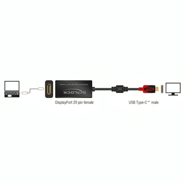 Afbeelding laden in galerijviewer, Usb c naar displayport adapter
