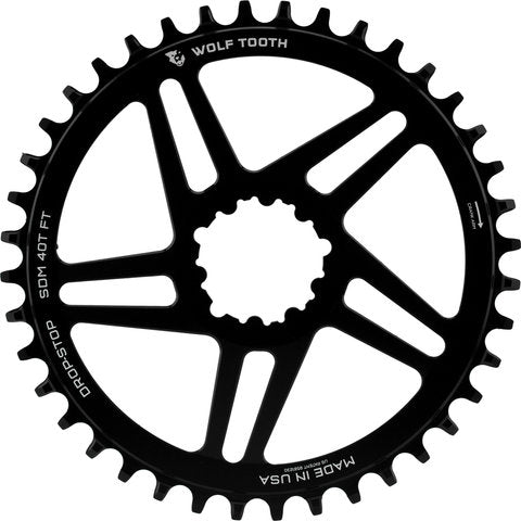 Afbeelding laden in galerijviewer, Wolf tooth components direct mount flattop chainring for sram cyclocross road

