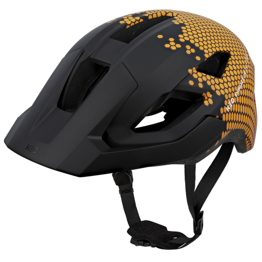 Ked fietshelm embrace jr s-m (52-58cm) - mat zwart bordeauxrood