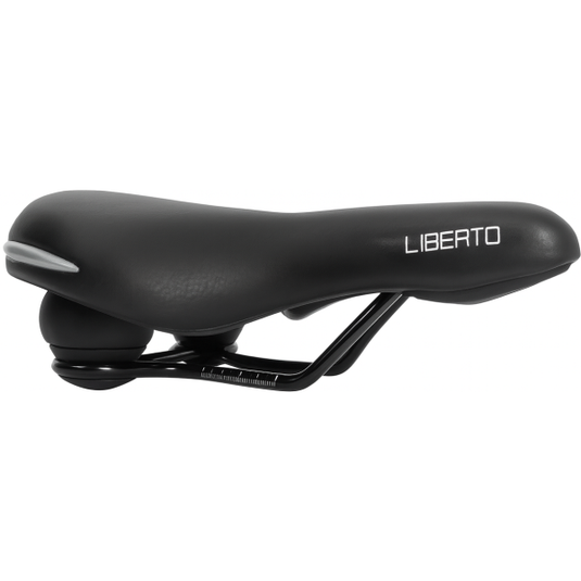 Edge fietszadel liberto - zwart (werkplaatsverpakking)