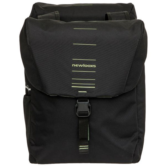 Newlooxs tas new looxs vigo dubbel | zwart groen | 40l