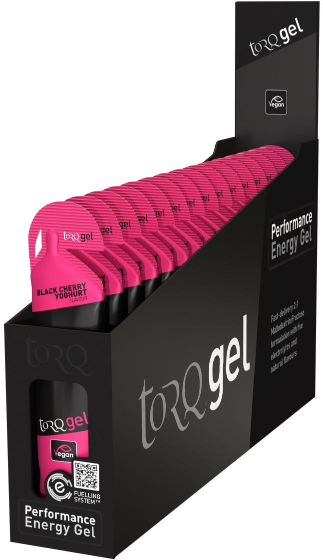 Afbeelding laden in galerijviewer, Torq gel zwarte kersen-yoghurt (doos 15)
