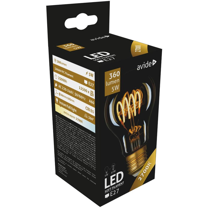 Afbeelding laden in galerijviewer, Avide led soft filament globe 4.5w e27
