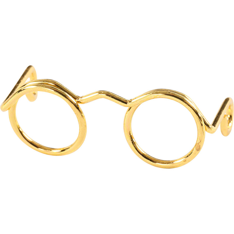 Afbeelding laden in galerijviewer, Https: www.cchobby.nl bril-b-25-mm-goud-10-stuk-1-doos
