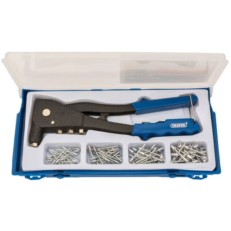 Afbeelding laden in galerijviewer, Draper Tools Draper Tools Klinknagel pistool set blauw 27843
