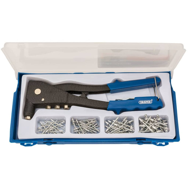 Afbeelding laden in galerijviewer, Draper Tools Draper Tools Klinknagel pistool set blauw 27843
