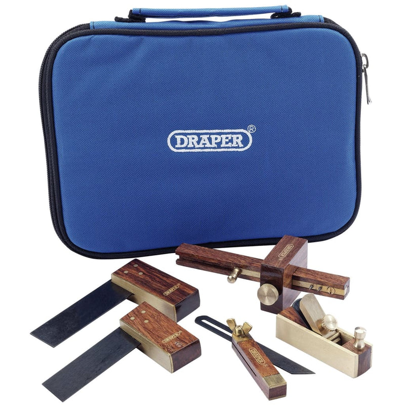Afbeelding laden in galerijviewer, Draper Tools Draper Tools 5-delige Mini-Houtbewerkingsset
