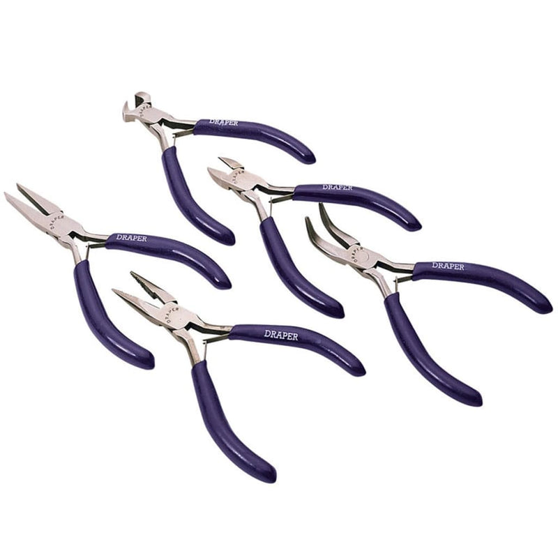 Afbeelding laden in galerijviewer, Draper Tools Draper Tools Mini tangen set 5-delig 33057
