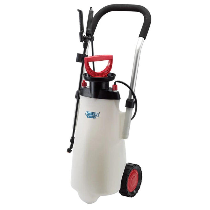 Afbeelding laden in galerijviewer, Draper tools draper tools expert drukspuit met trolley 15 l rood 82583
