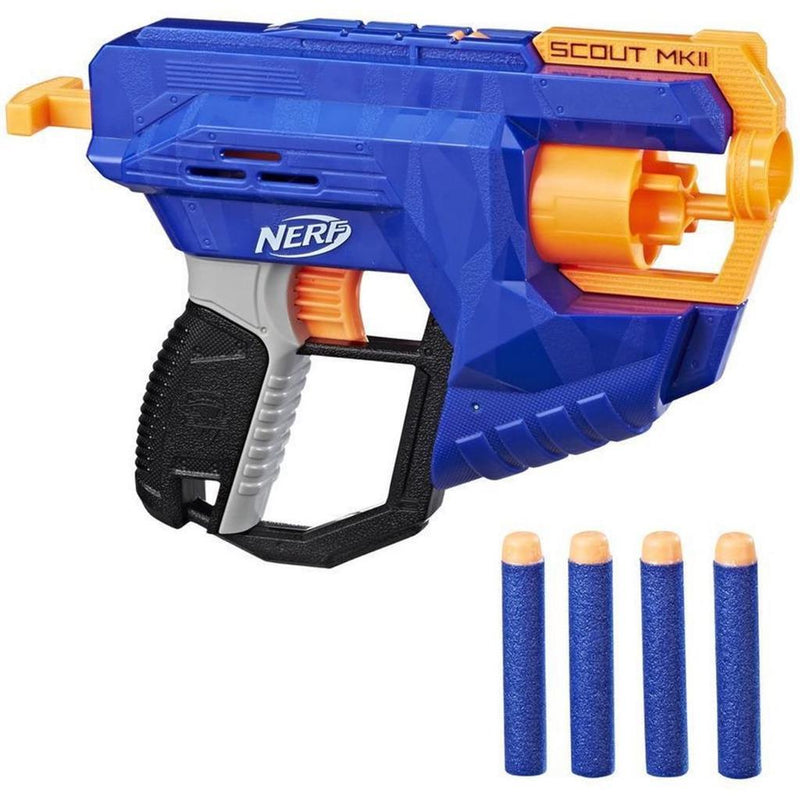 Afbeelding laden in galerijviewer, Nerf n-strike elite scout mkii + 4 darts
