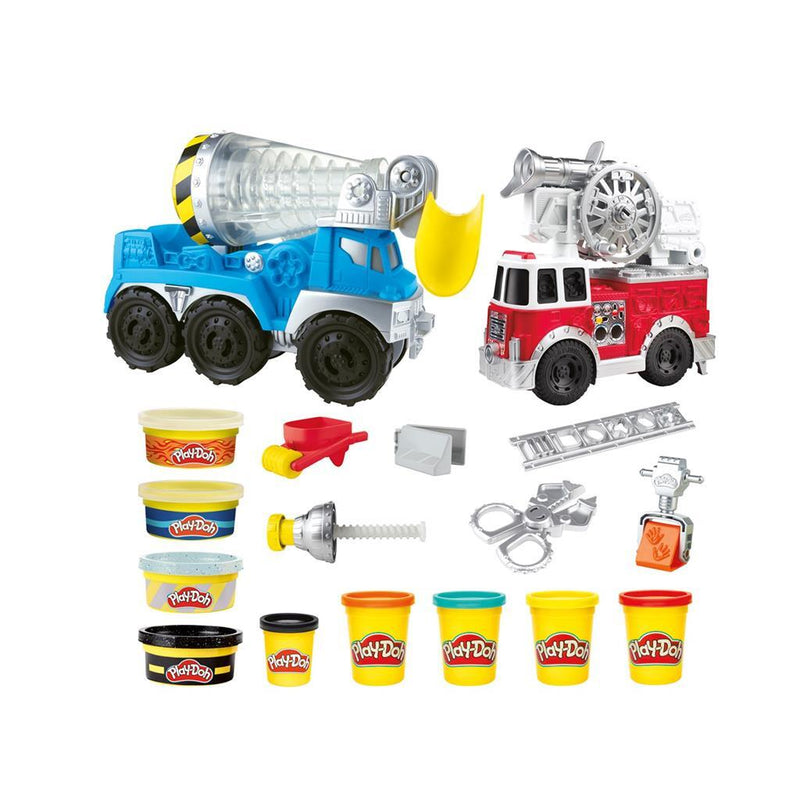 Afbeelding laden in galerijviewer, Play-Doh Wheels City Trucks Speelset

