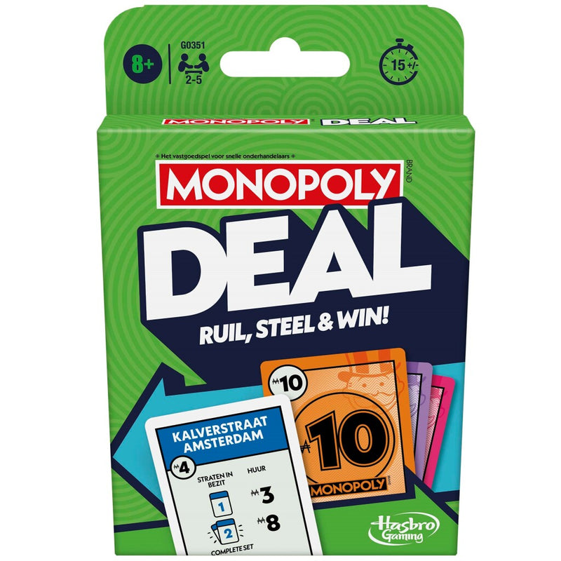 Afbeelding laden in galerijviewer, Hasbro monopoly deal kaartspel - nederlandse editie
