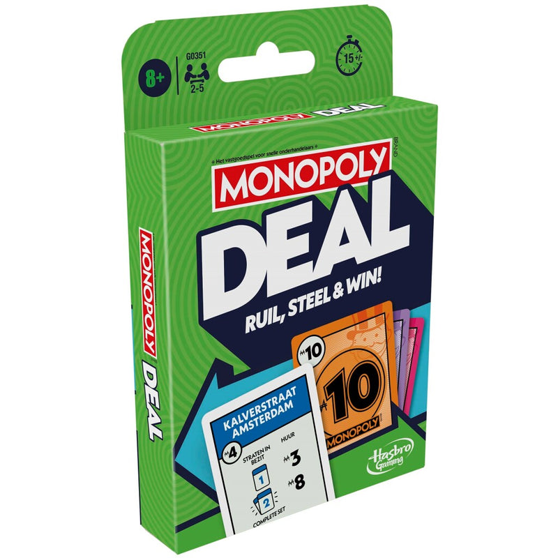 Afbeelding laden in galerijviewer, Hasbro monopoly deal kaartspel - nederlandse editie
