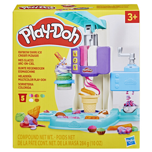 Play-doh regenboog softijs speelset - 5 kleipotjes