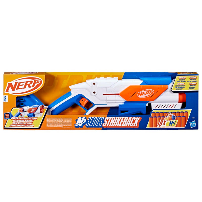 Afbeelding laden in galerijviewer, Nerf n series strikeback blaster + 18 darts
