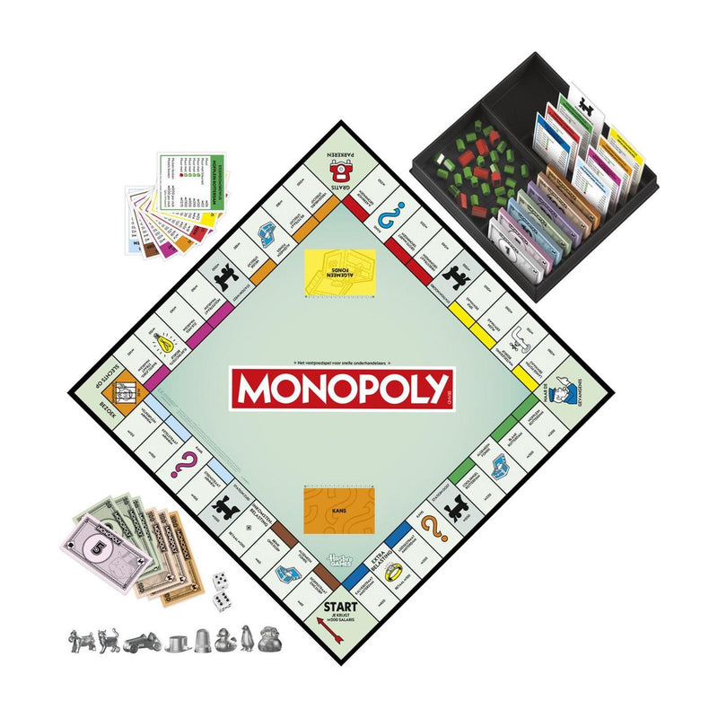 Afbeelding laden in galerijviewer, Hasbro monopoly classic bordspel vernieuwde editie - nl editie - gezelschapsspel
