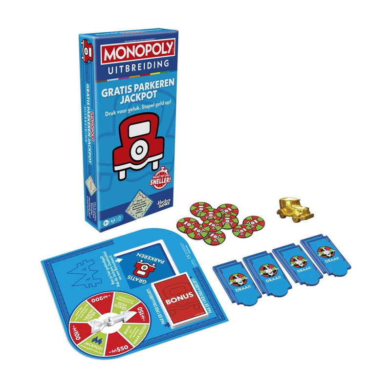 Afbeelding laden in galerijviewer, Hasbro monopoly gratis parkeren jackpot uitbreiding
