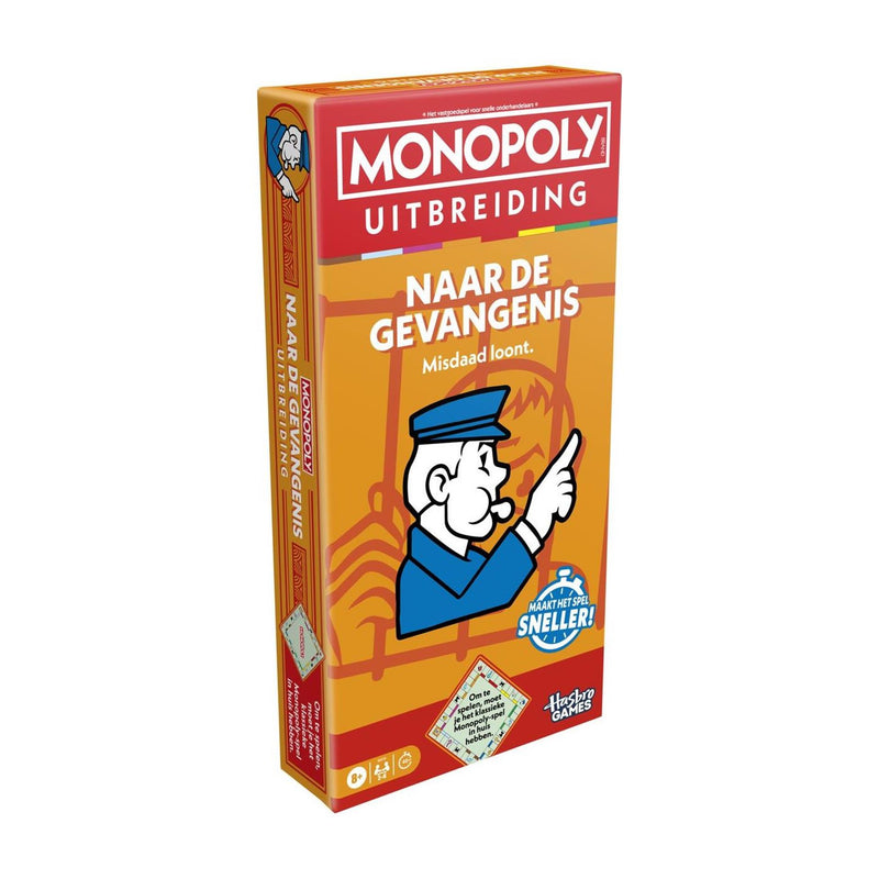 Afbeelding laden in galerijviewer, Hasbro monopoly naar de gevangenis - uitbreiding voor monopoly - gezelschapsspel
