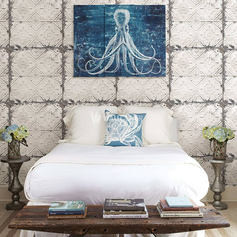 Afbeelding laden in galerijviewer, Dutch wallcoverings dutch wallcoverings behang tin ceiling wit
