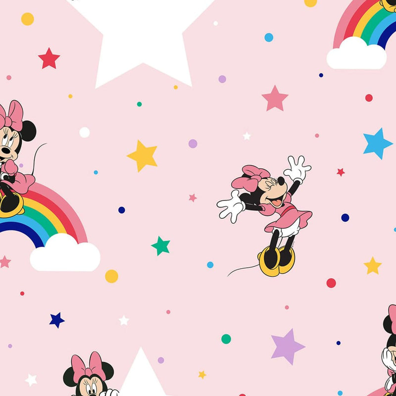 Afbeelding laden in galerijviewer, Noordwand Noordwand Behang @ Home Rainbow Minnie roze

