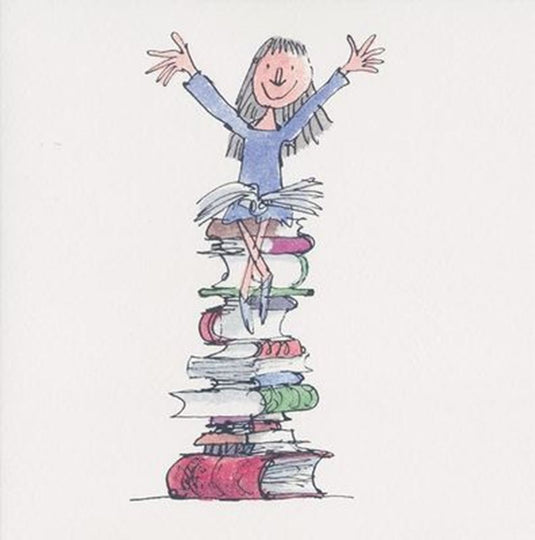 Kaart+envelop roald dahl mathilda. 16x16