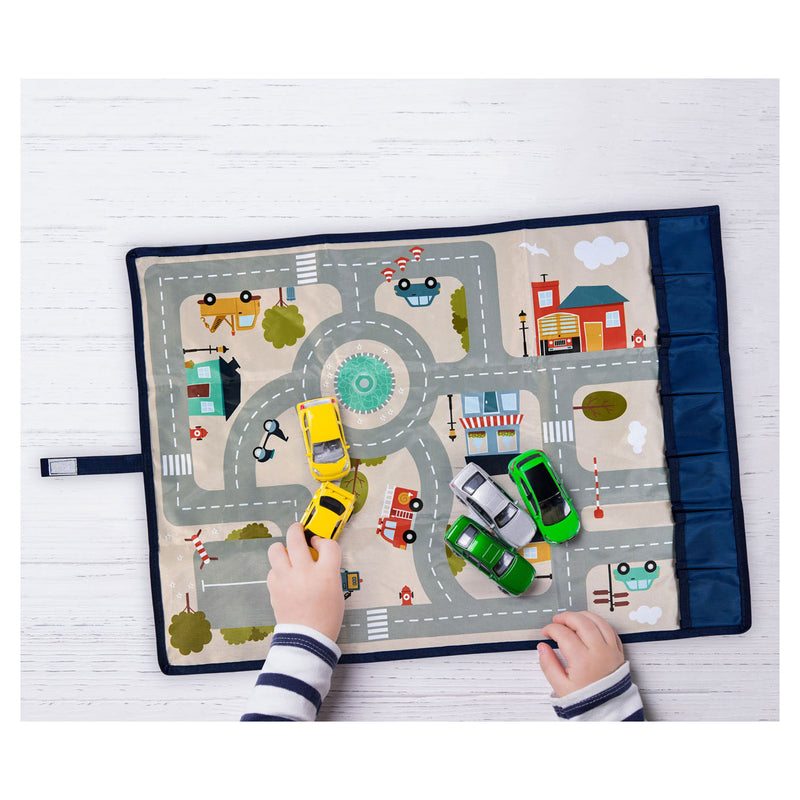 Afbeelding laden in galerijviewer, Achoka Speelmat City Roll Over junior 100 x 150 cm PVC
