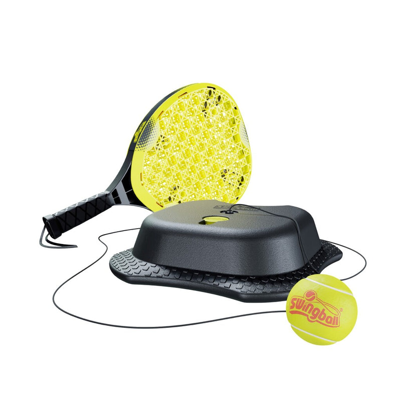 Afbeelding laden in galerijviewer, Mookie toys swingball reflex tennis pro - tennistrainer pro met all surface basis - zwart geel
