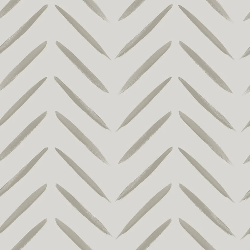 Afbeelding laden in galerijviewer, Dutch wallcoverings dutch wallcoverings behang chevron taupe
