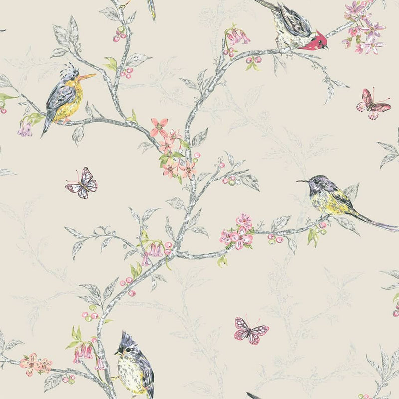 Afbeelding laden in galerijviewer, Dutch wallcoverings behang phoebe beige
