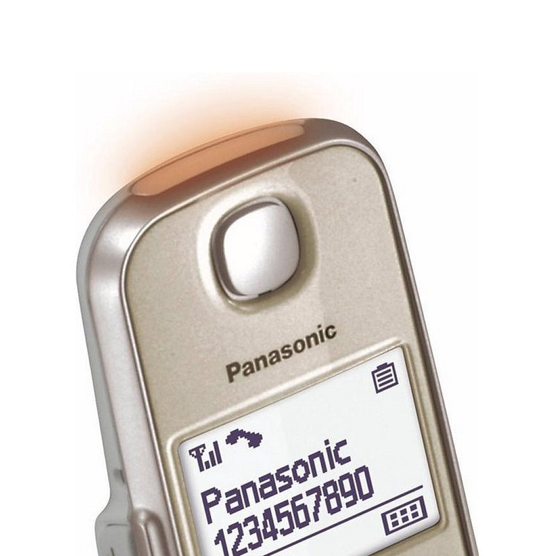 Afbeelding laden in galerijviewer, Panasonic kx-tge210nln dect telefoon grijs wit
