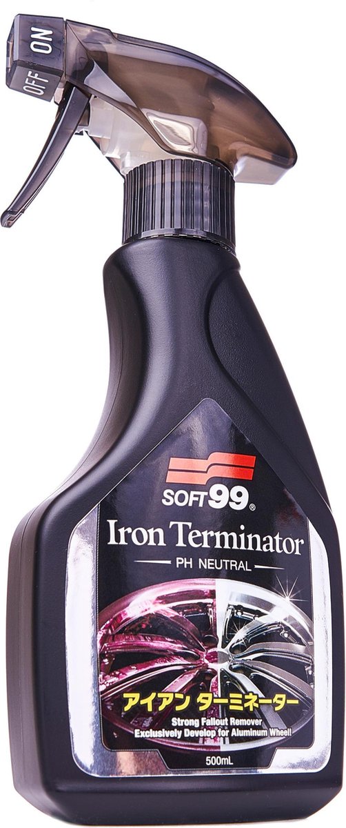 Soft99 iron terminator spray - velgenreiniger 500ml