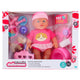 My beautiful dolls room pop 31cm drink en plas 11 accessoires 2 assorti