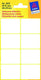 Kangaro etiket zweckform 38x29mm wit blister a 40 etiketjes. bundel a 10 pakjes
