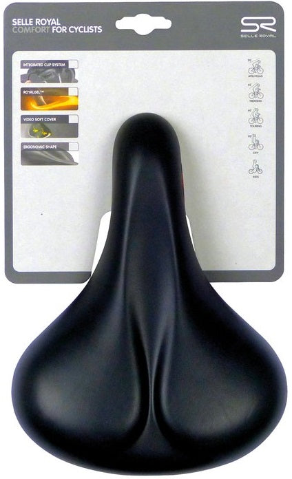 Afbeelding laden in galerijviewer, Fietszadel Selle Royal Freedom Men - zwart
