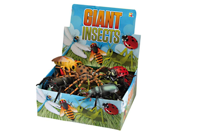 Afbeelding laden in galerijviewer, Grote insecten, 12 assortie. 15 cm. 3+
