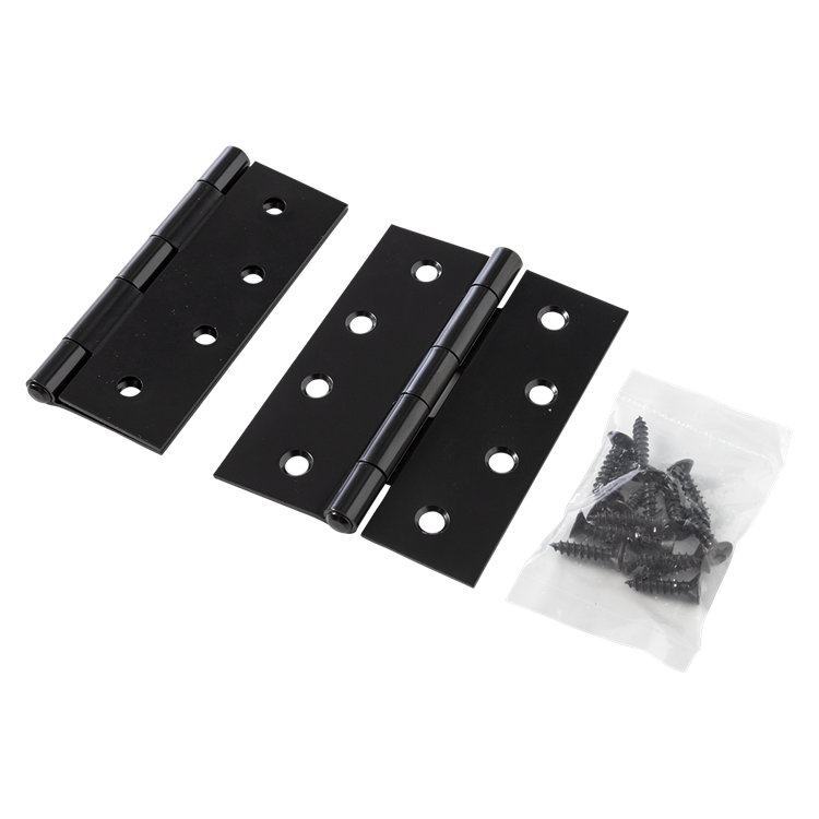 Afbeelding laden in galerijviewer, Mack 1071172 - 2 zware scharnieren zwart h 100 x b 75 mm | 5 stuks
