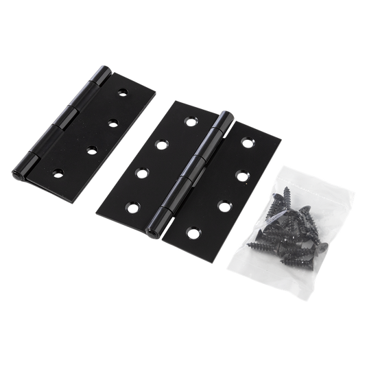 Mack 1071172 - 2 zware scharnieren zwart h 100 x b 75 mm | 5 stuks