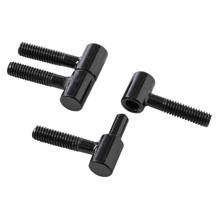 Afbeelding laden in galerijviewer, Mack 1071183 - 2 meubel inboorpaumellen zwart ø 9 x 23 mm | 5 stuks
