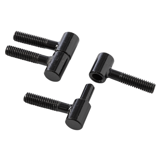 Mack 1071183 - 2 meubel inboorpaumellen zwart ø 9 x 23 mm | 5 stuks