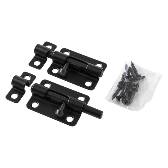 Mack 1071196 - 2 grendels zwart a 55 mm b 20 mm | 6 stuks