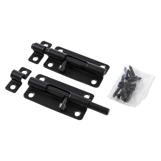Mack 1071197 - 2 grendels zwart a 76 mm b 25 mm | 6 stuks