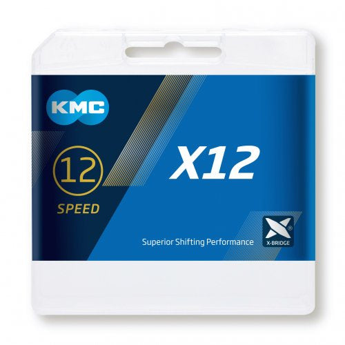 Afbeelding laden in galerijviewer, KMC X12 Zilveren Fietsketting 126 schakels
