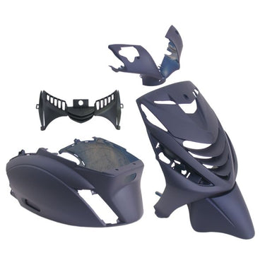 Edge plaatset 5-delig voor piaggio zip-sp vanaf bouwjaar 2000 - mat donkerblauw