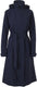 Agu trench coat long urban outdoor - dames regenjas - blauw - maat l