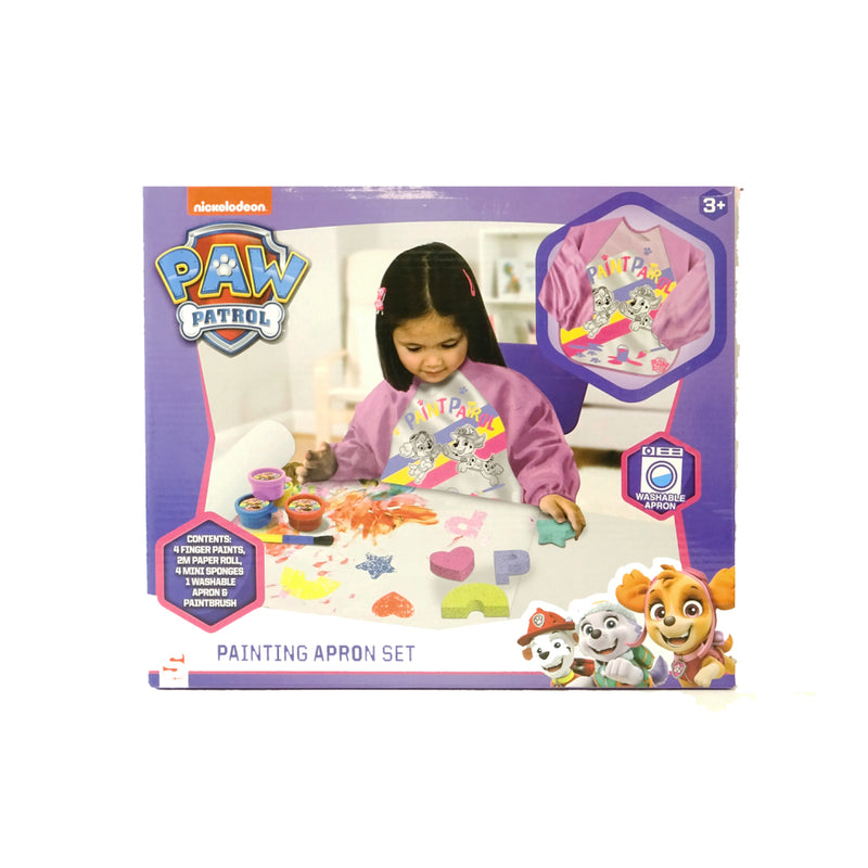 Afbeelding laden in galerijviewer, Paw patrol vingerverfset met schort roze
