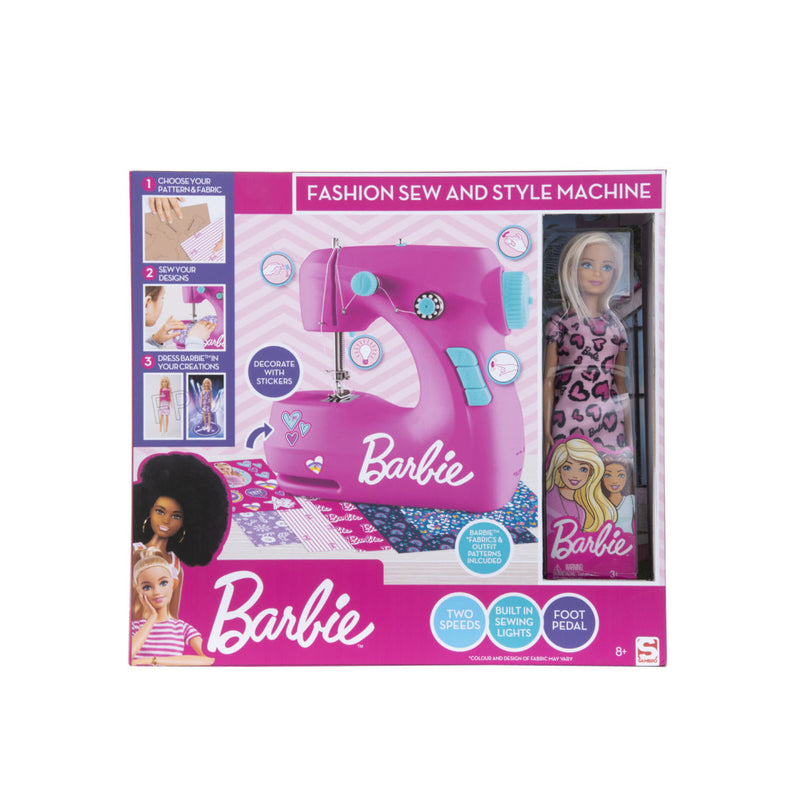 Afbeelding laden in galerijviewer, Barbie naaimachine met pop
